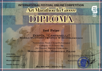 ArtMarathonInGreece_Diploma-2nd-Zespół-Campanelli