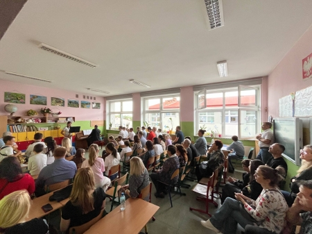 Audycja w Wojniczu - 28 maja Klasa saksofonu, klarnetu i trąbki plus zespół instrumentaln