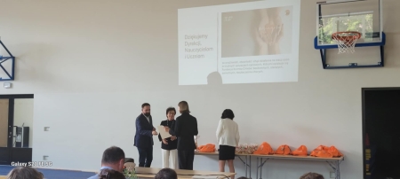 Nasza szkoła na III Gali Wolontariatu Fundacji „Kromka Chleba” w Tarnowie.