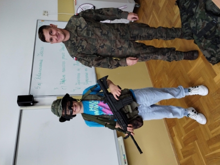 Wizyta Żołnierza Obrony Terytorialnej