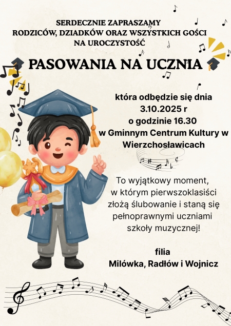 Pasowanie pierwszoklasistów