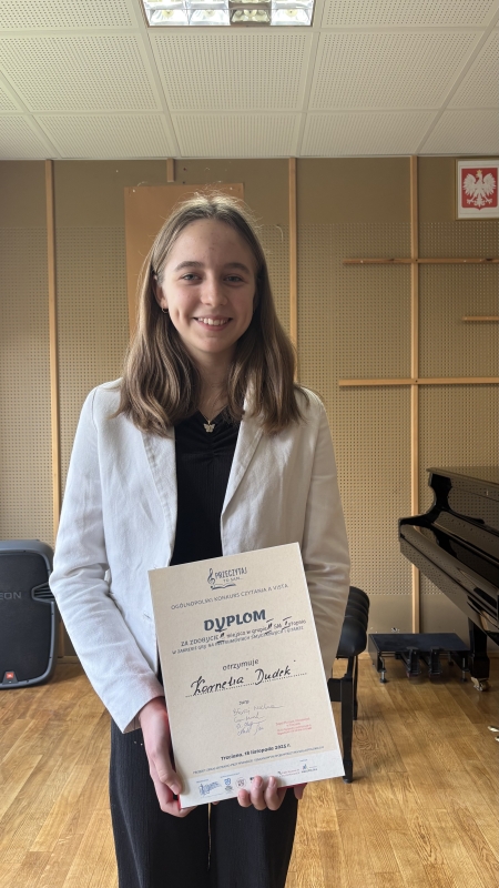 Gratulacje dla Kornelii Dudek