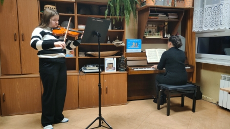 Audycja klasy skrzypiec p. Natalii Ogorzelskiej