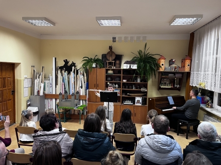 Audycja klasy fletu p. Andrzeja Drażnyci