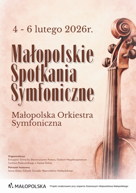  „Małopolskie Spotkania Symfoniczne'' warsztaty zimowe dla Małopolskiej Orkiestry Symfonicznej