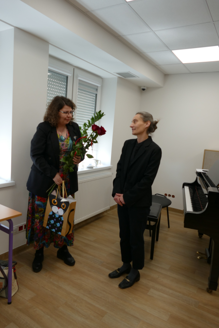 Warsztaty pianistyczne z  Panią Marią Wosiek