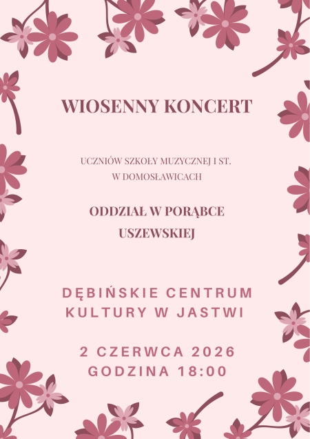 Zapraszamy na nasze wydarzenia w Porąbce Uszewskiej 