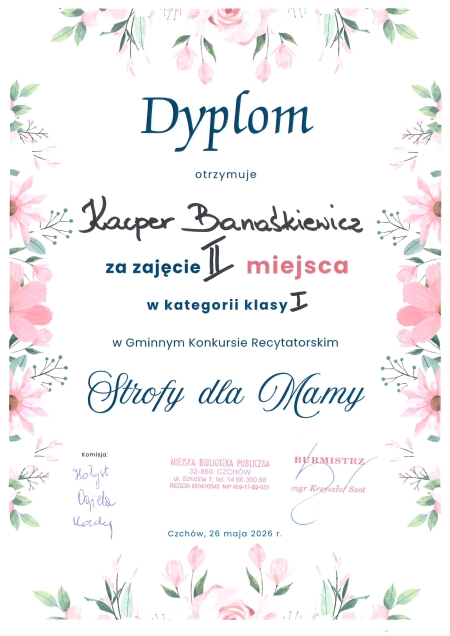 Strofy dla Mamy