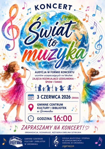 Serdecznie zapraszamy na koncert do Gromnika