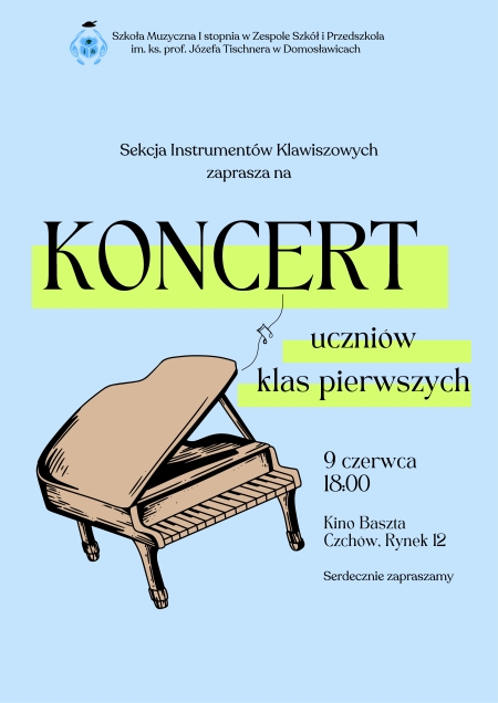 Koncert uczniów klas pierwszych