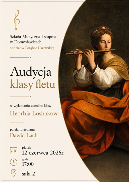 Audycja klasy fletu 