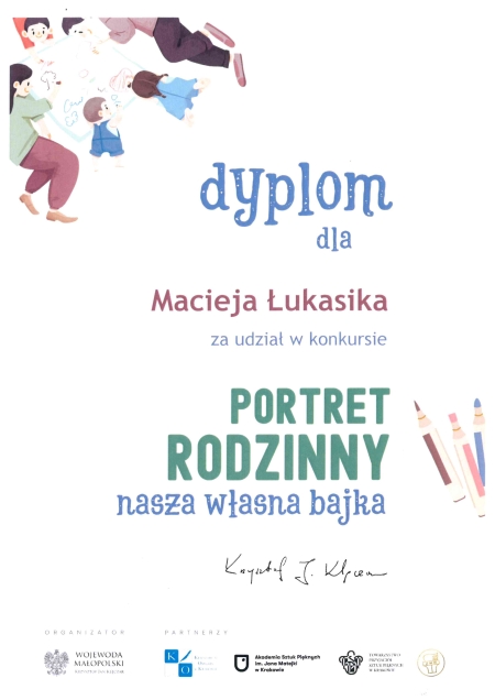 Gratulacje dla naszych wspaniałych uczniów - Maćka, Oli i Lilki ?