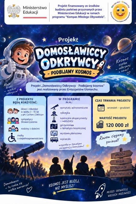 DOMOSŁAWICCY ODKRYWCY. PODBIJAMY KOSMOS!