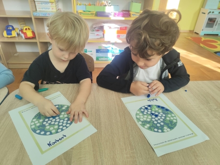 Prace plastyczne 4, 5-latków